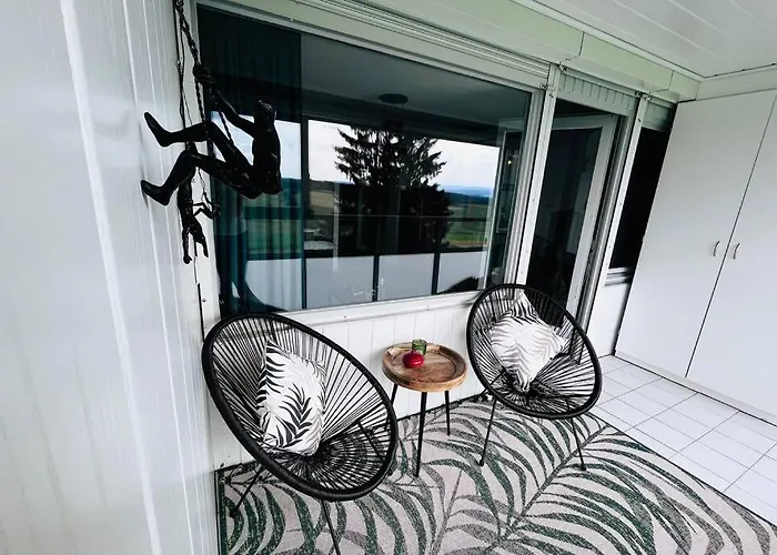 Appartement Mit Gruenblick & Wintergarten Im Schwarzwald Löffingen